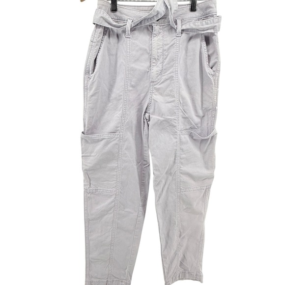 Universal Thread Pants - Universal Thread Lavender Purple Pants Utility Crop Belted Women's‎ Sz 2
